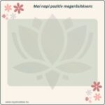 Letölthető pozitív megerősítő kártya sablon