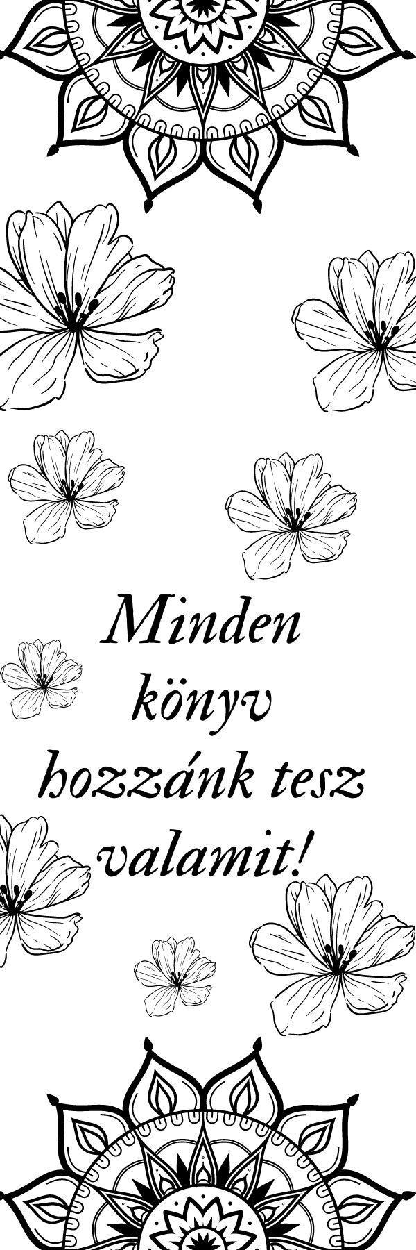 stresszoldó színező könyvjelző 1